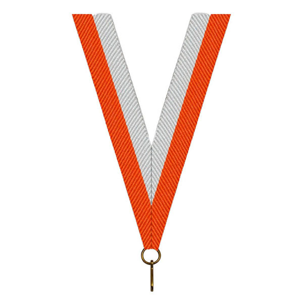 Sportprijzen Leiden Halslint - Oranje Wit