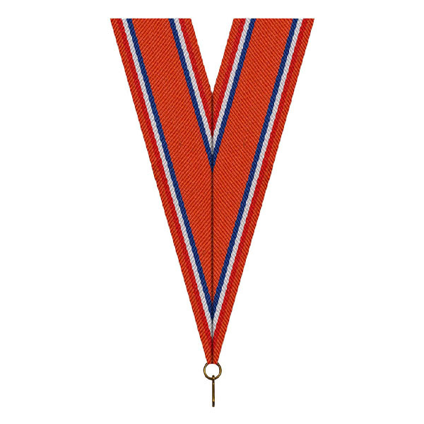 Sportprijzen Leiden Halslint - Oranje Rood Wit Blauw