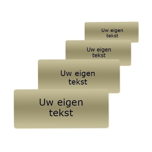 Sportprijzen Leiden Tekstlabel Sportprijs Goud