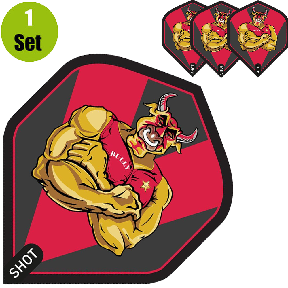 Shot Michael Smith Bully Boy Red - Dartflight