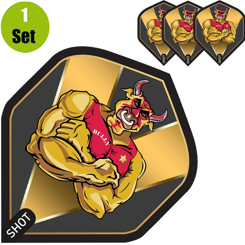 Shot Michael Smith Bully Boy Gold - Dartflight