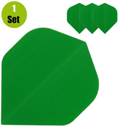 Lena Poly Plain Dartflights - Groen