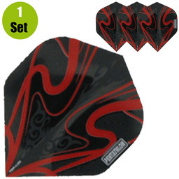 Pentathlon TDP Lux Dartflights - Rood