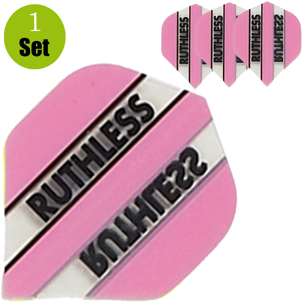 Ruthless Dart Flights - Roze
