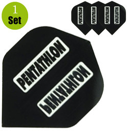 Pentathlon Dartflights - Zwart
