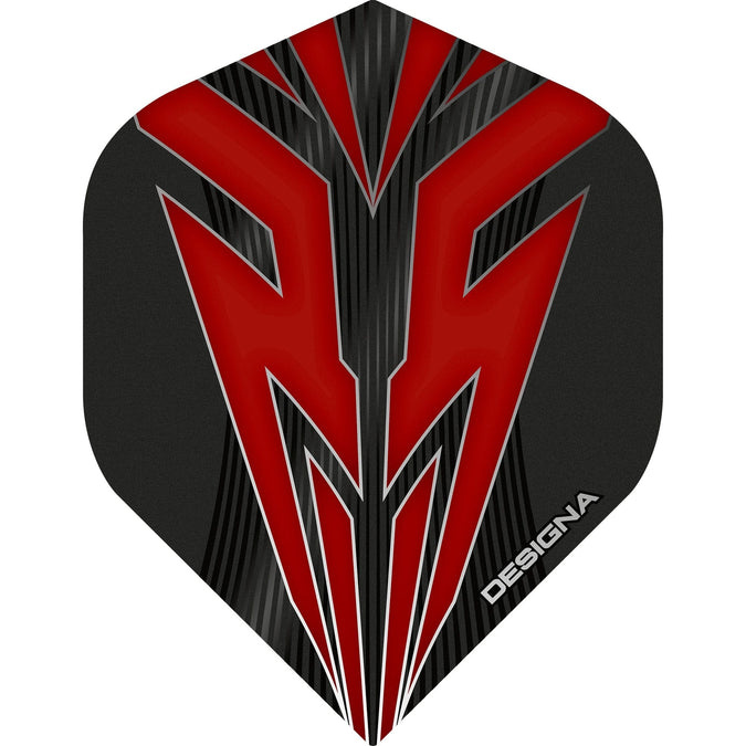 Designa Dart Flights - Mako Rood