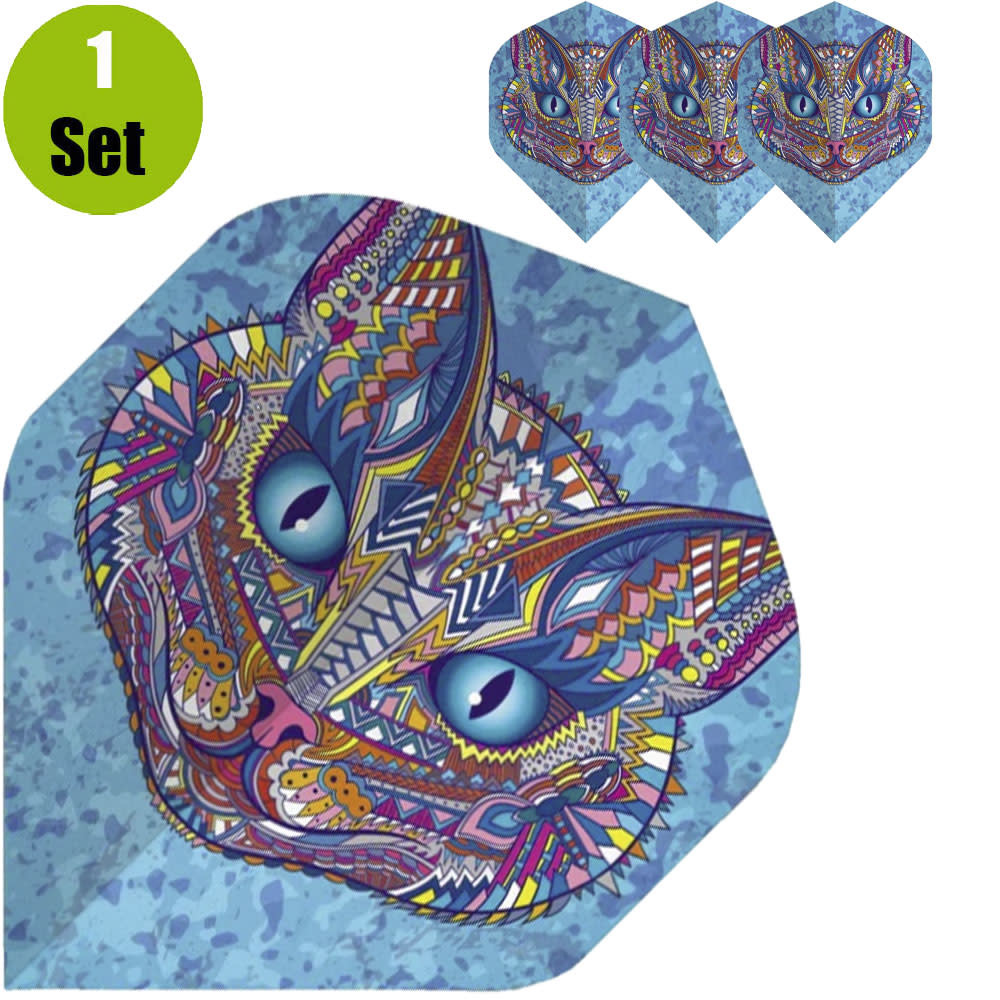Designa Dartflights - MultiColour Cat