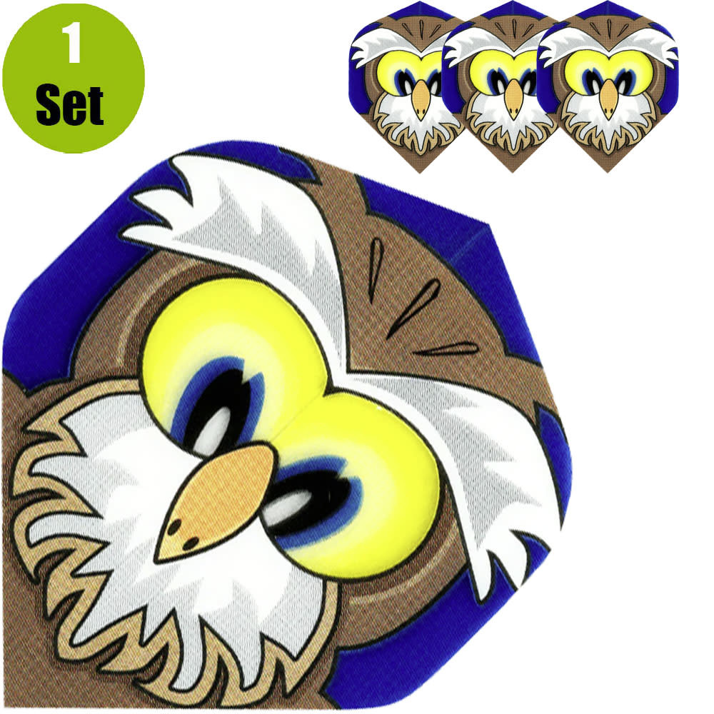 Designa Dartflights - Owl Face