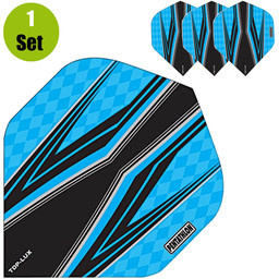 Pentathlon TDP Lux Vision Black Dartflights - Aqua