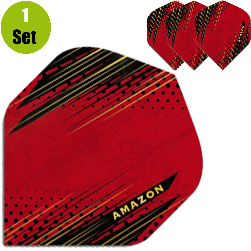 Amazon Oro Dartflights - Rood