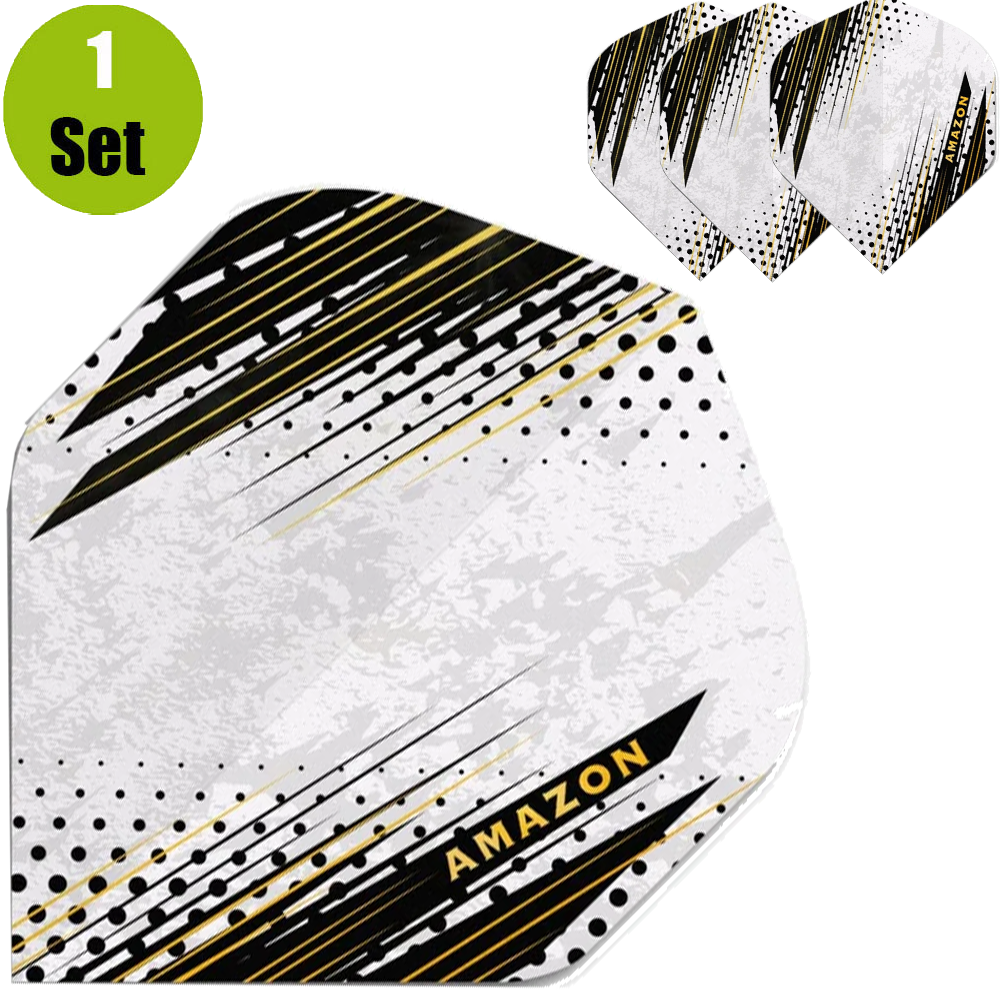 Amazon Oro Dartflights - Wit