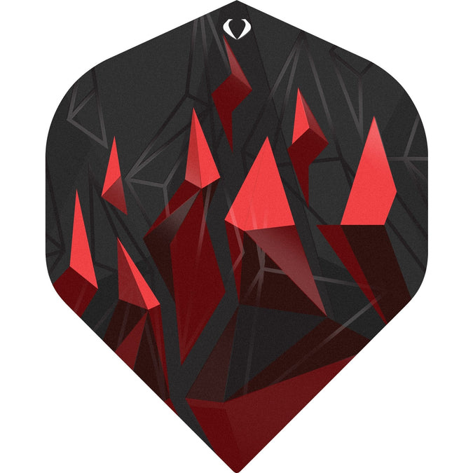 Designa Dart Flights - AstroFire Rood Zwart