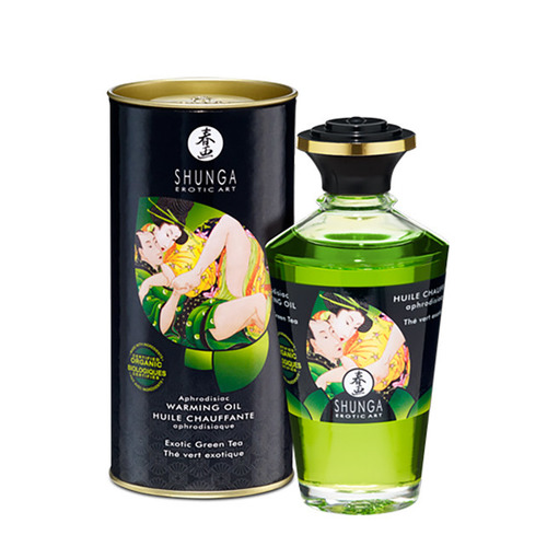 Shunga  Aphrodisiac Verwarmende Olie Groene Thee 100 Ml