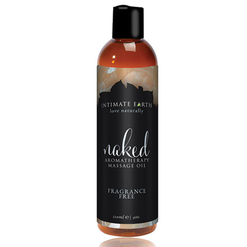 Intimate Earth  Massage Olie Naked Unscented 120 ml