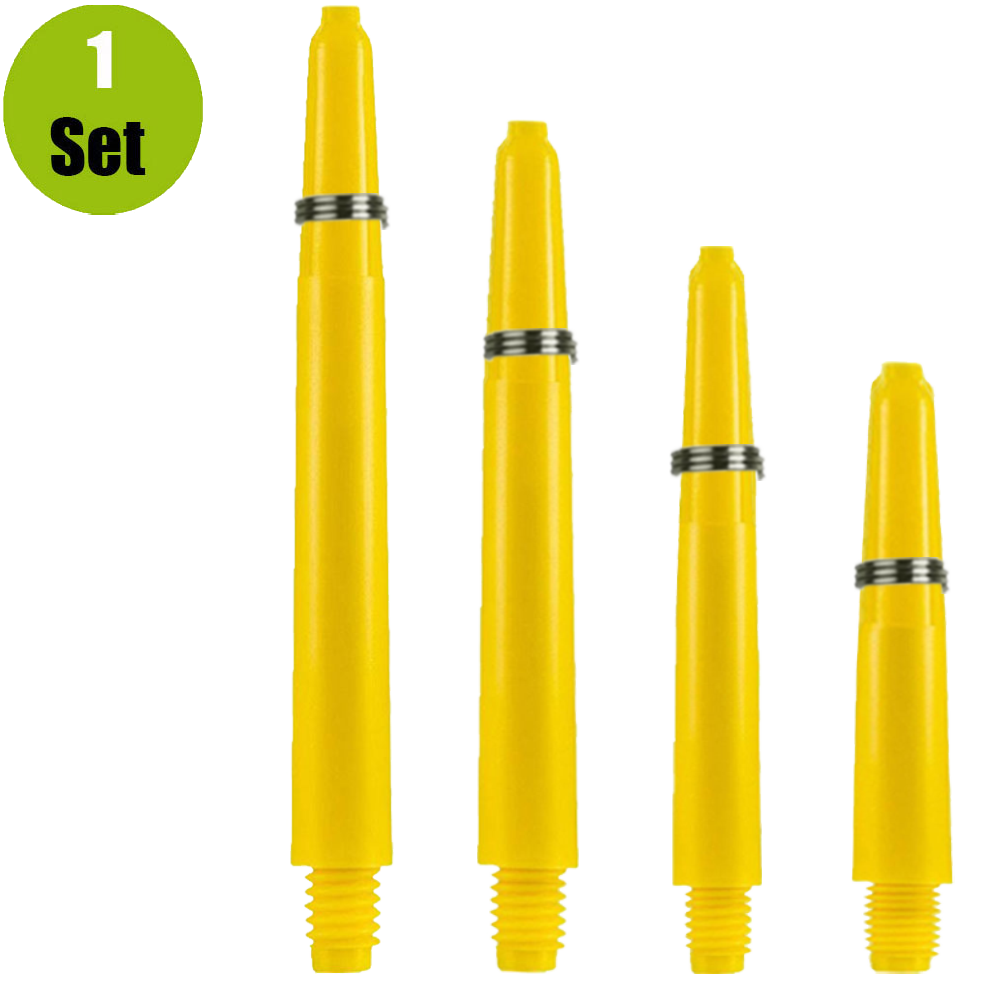 Lena Nylon Dartshafts + Ring - Geel