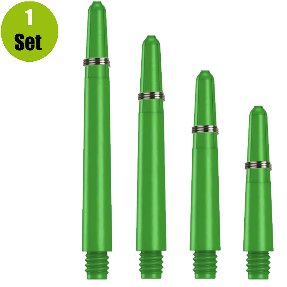 Lena Nylon Dartshafts + Ring - Groen