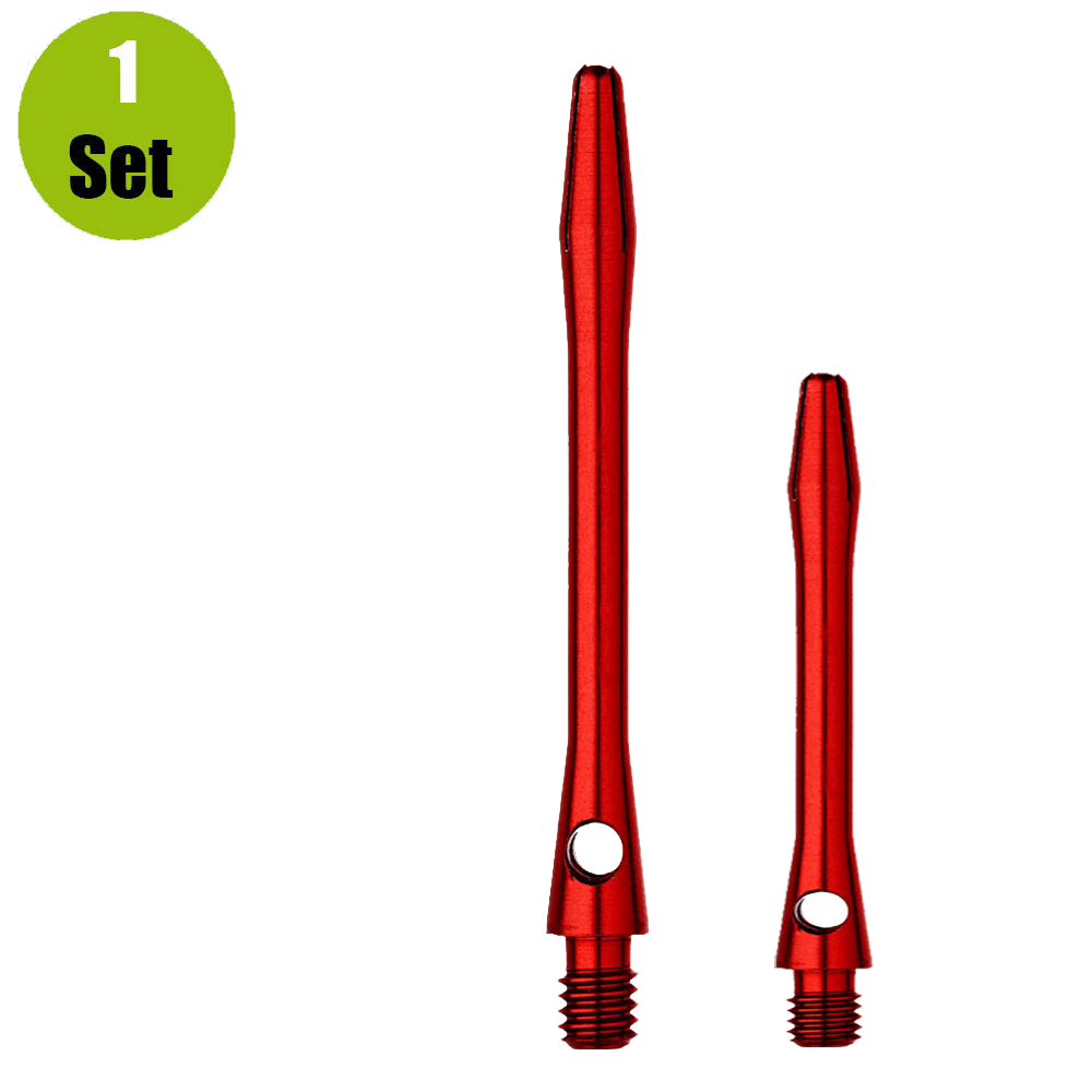 Lena Aluminium Dartshafts - Rood