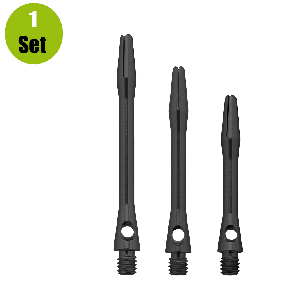 Lena Aluminium Dartshafts - Zwart