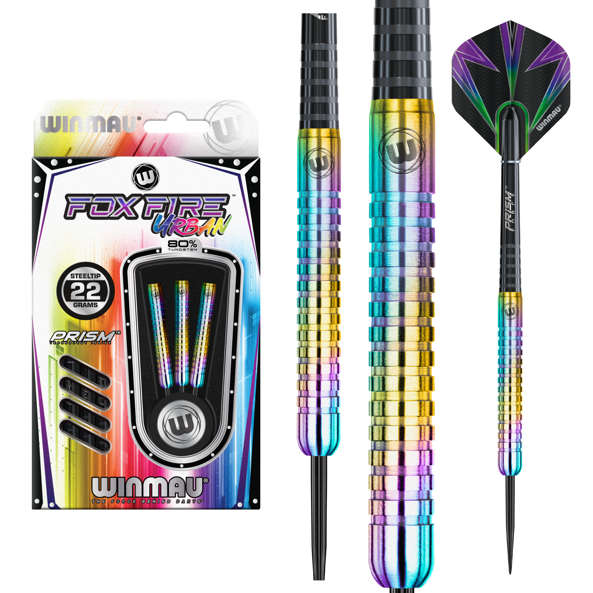 Winmau Foxfire Urban 80% Dartpijlen