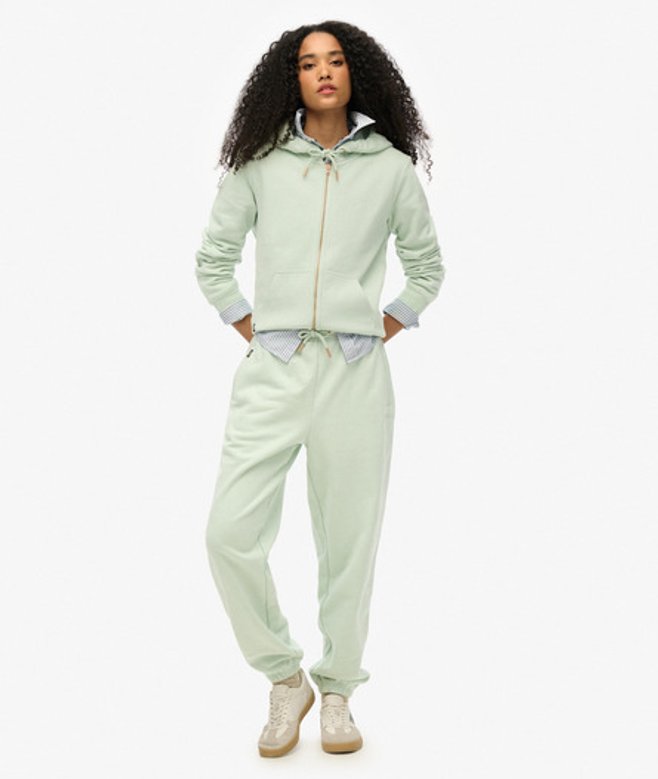 Superdry Athletic Essentials Joggingbroek met Logo Green
