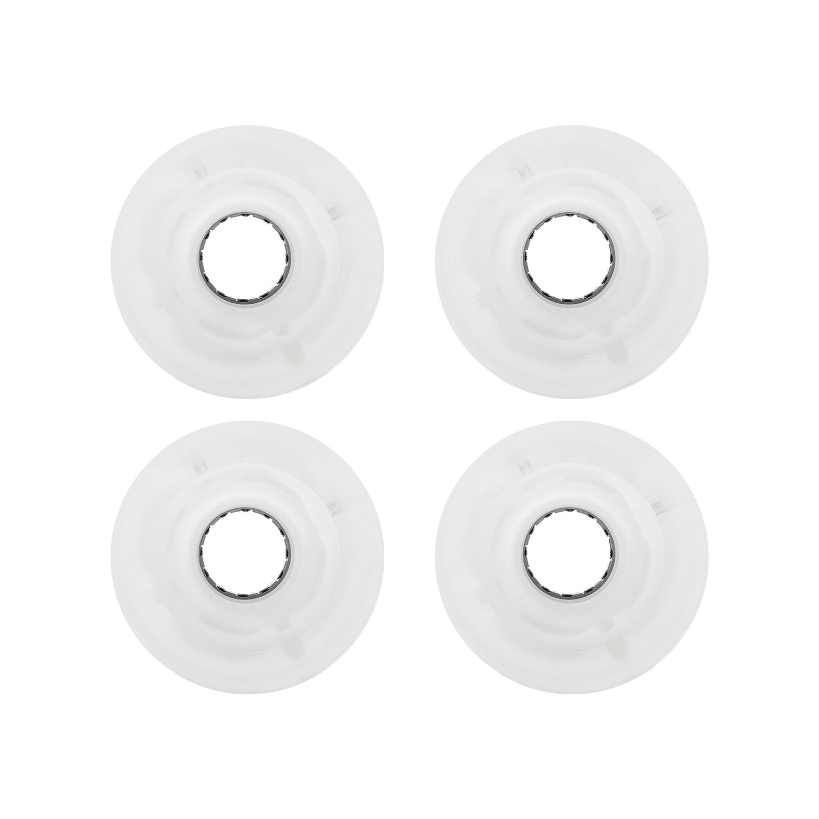 Fishine 78A 60x45mm Hoog Elastisch Skateboard Flash Wiel PU Vulling voor Longboard Cruiser Board(Wit )