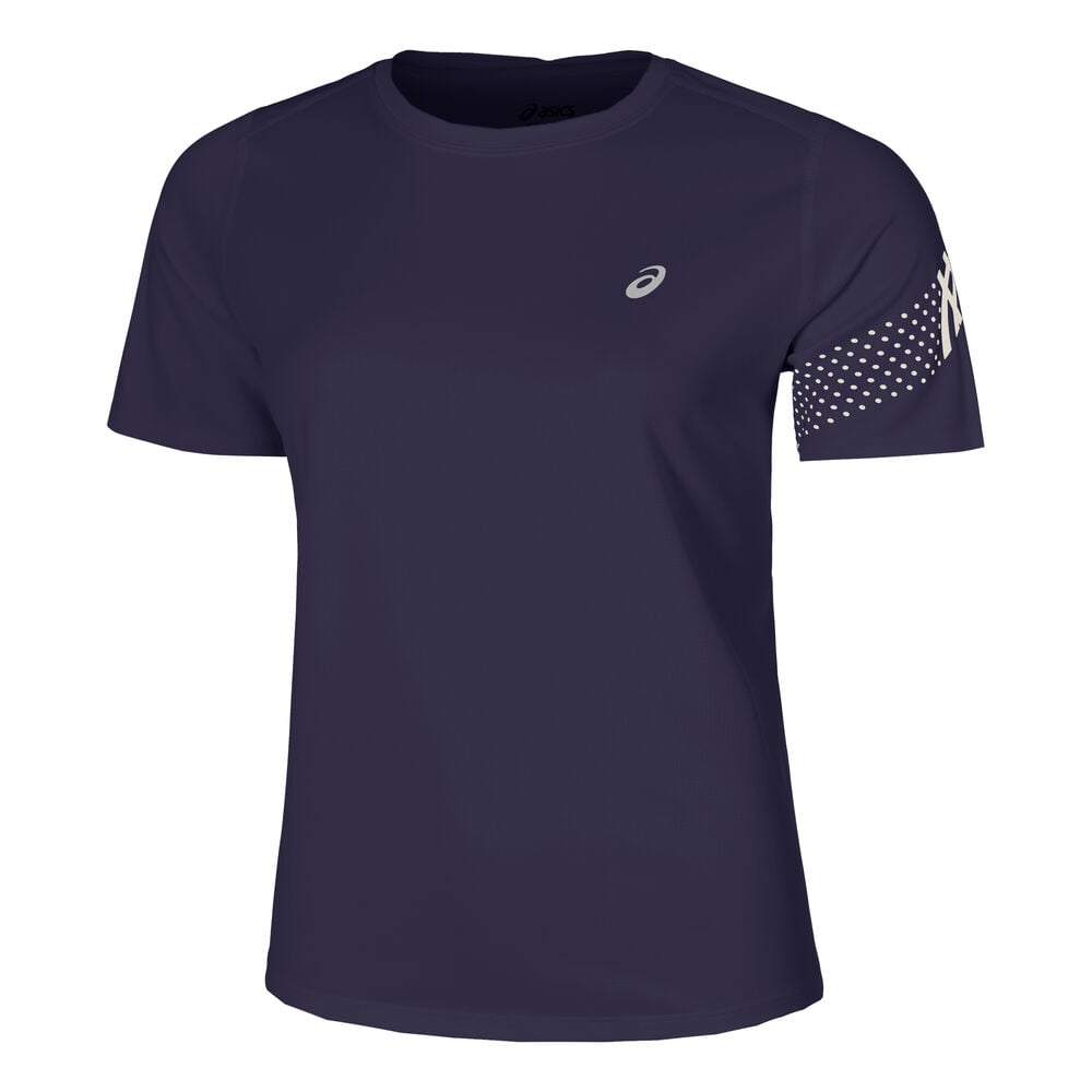 ASICS Icon Hardloopshirt Dames-Donkerblauw