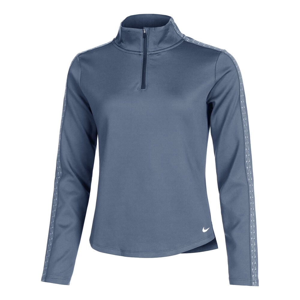 Nike Therma-FIT One Half-Zip Hardloopshirt Dames-Blauw,Wit