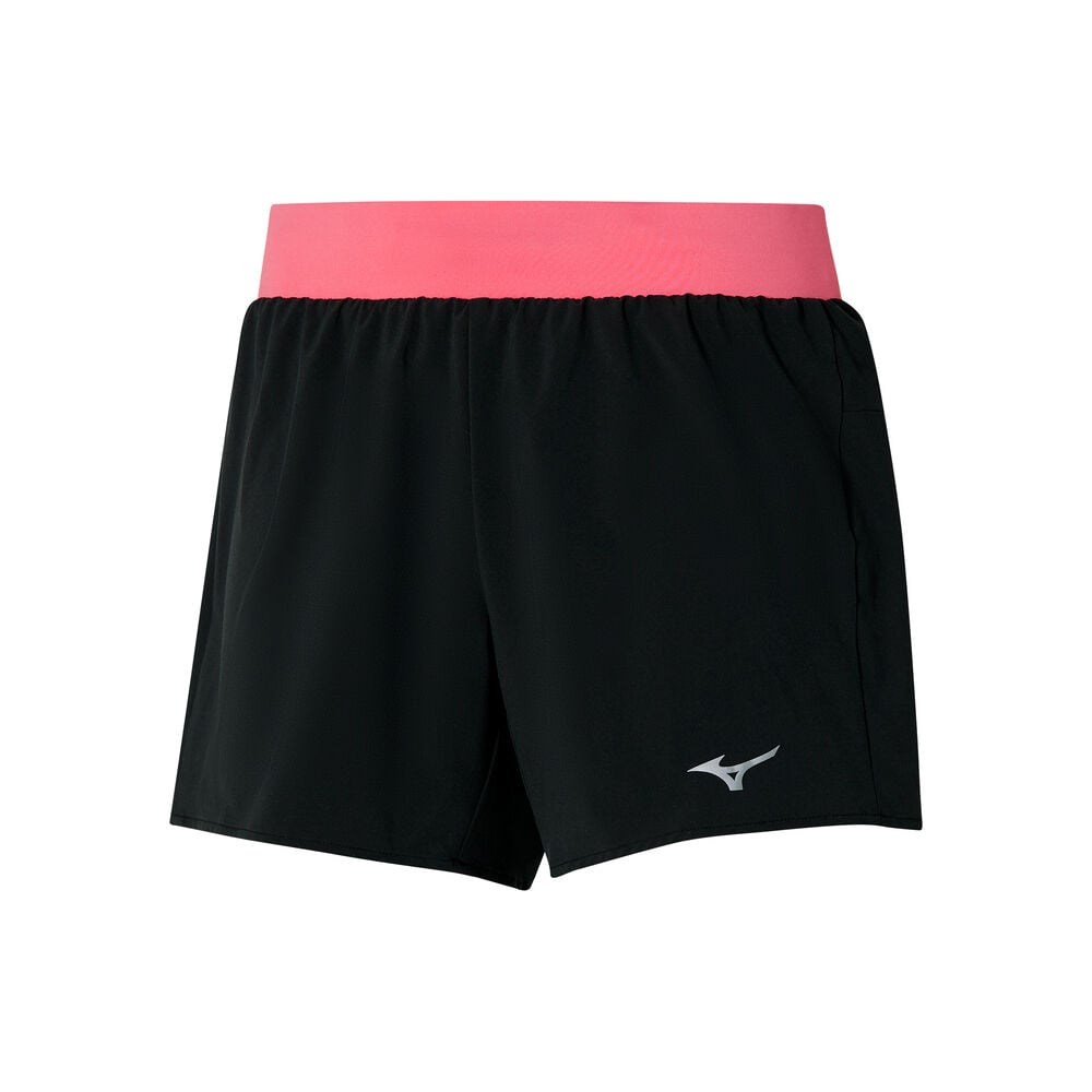 Mizuno Alpha 4.5in Shorts Dames-Zwart,Pink