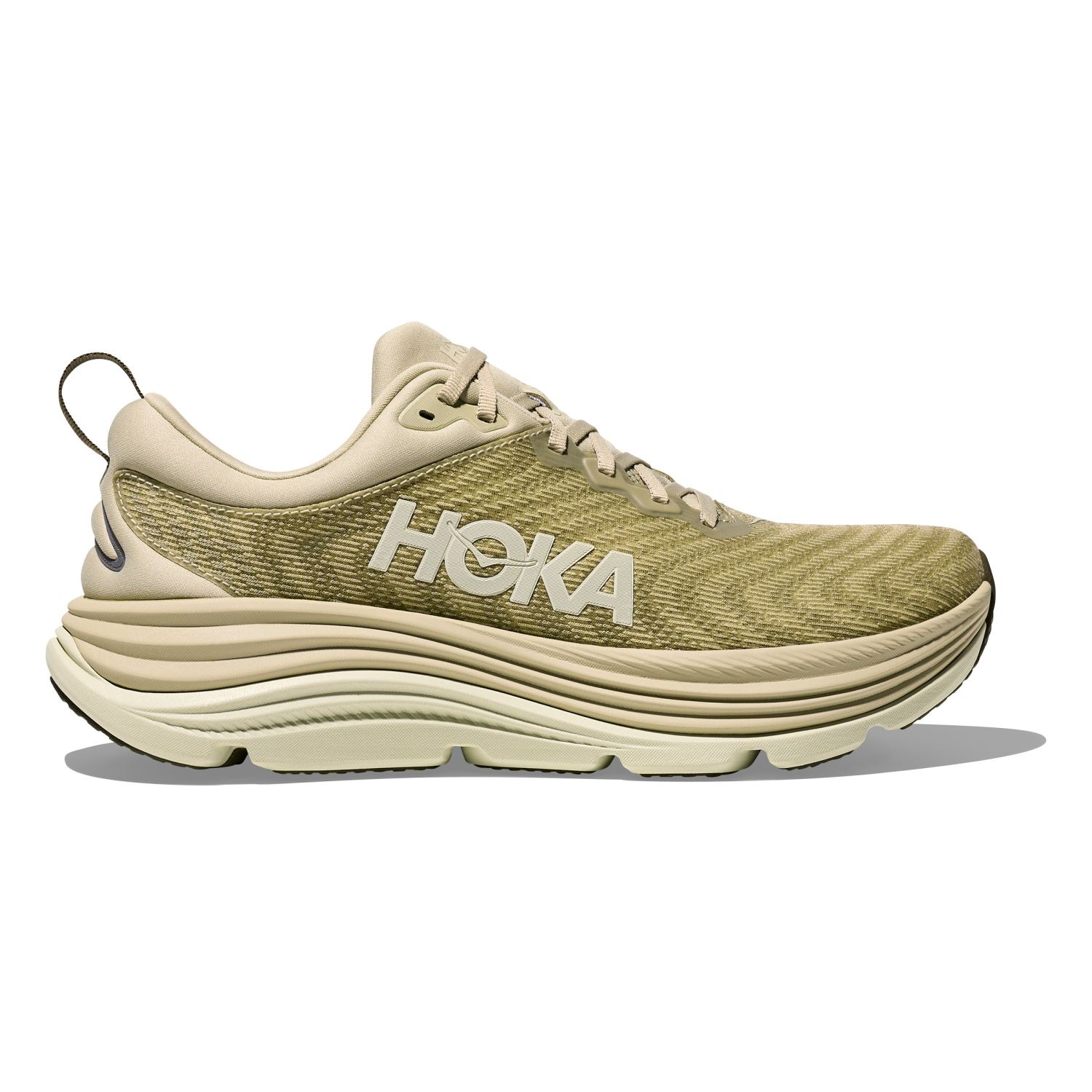 Hoka One One Hoka Gaviota 5 hardloopschoenen Oyster Mushroom/Truffle Salt heren