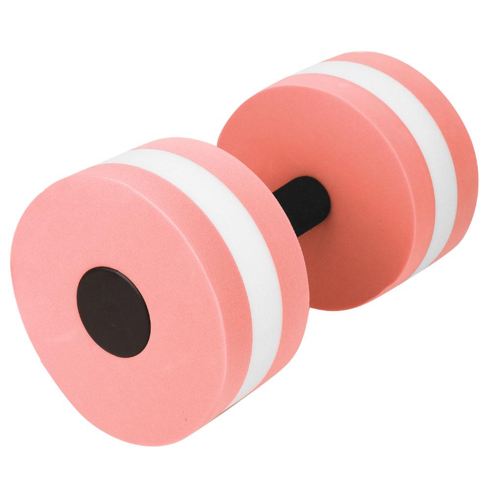Wosawe outdoor sports Milieuvriendelijke Rondheid Schuim Water Drijvende Dumbbell Fitnessapparatuur(blauw wit ) roze
