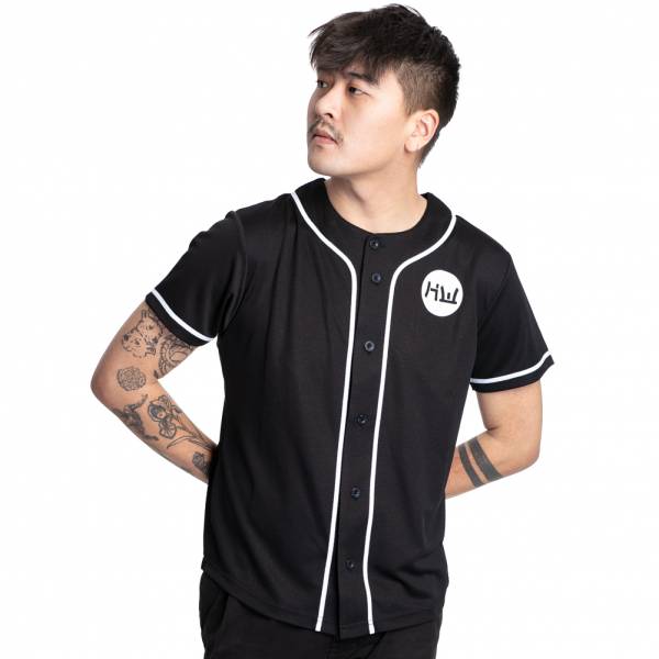 HIDETOSHI WAKASHIMA BC Kiyota Heren Basebal Shirt zwart