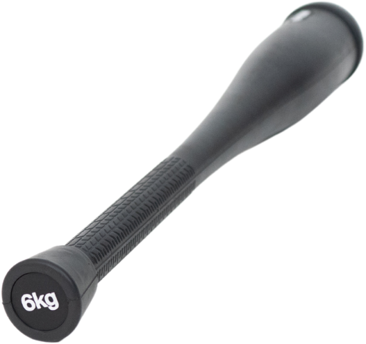 Muscle Power Rubber Clubbell - 6 kg