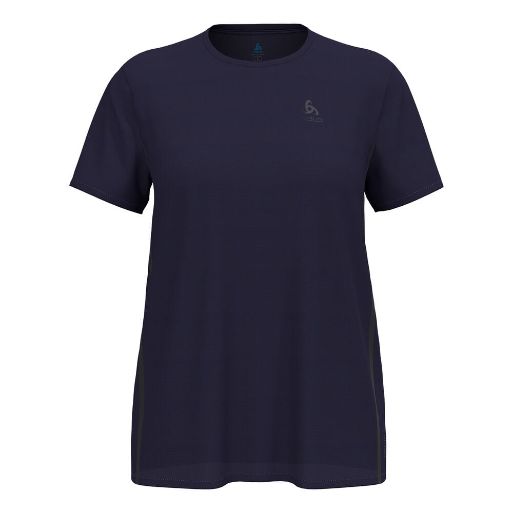 Odlo Zeroweight Chill-Tec Hardloopshirt Dames-Donkerblauw