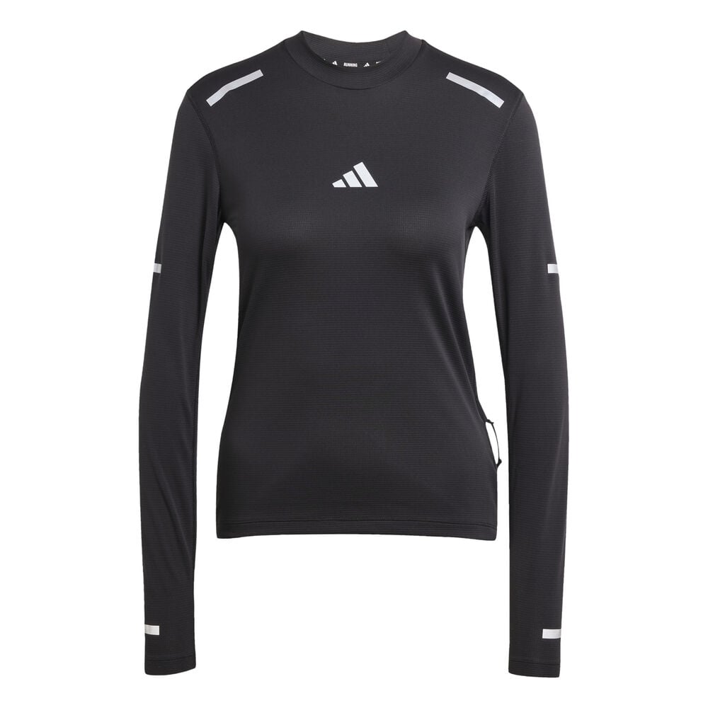 Adidas Ultimate High Visibility Hardloopshirt Dames-Zwart