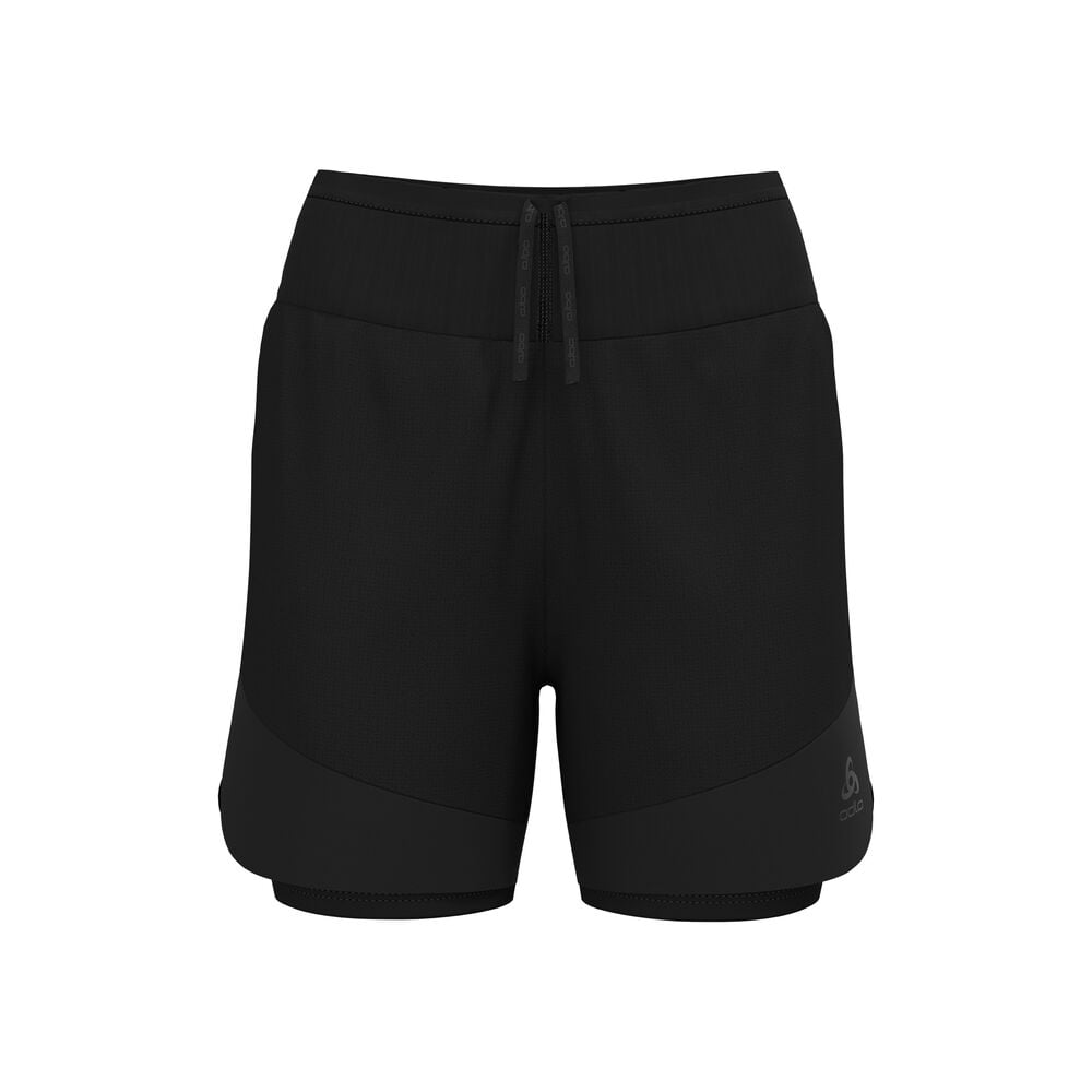 Odlo X-Alp Trail 5in 2in1 Hardloopshorts Dames-Zwart