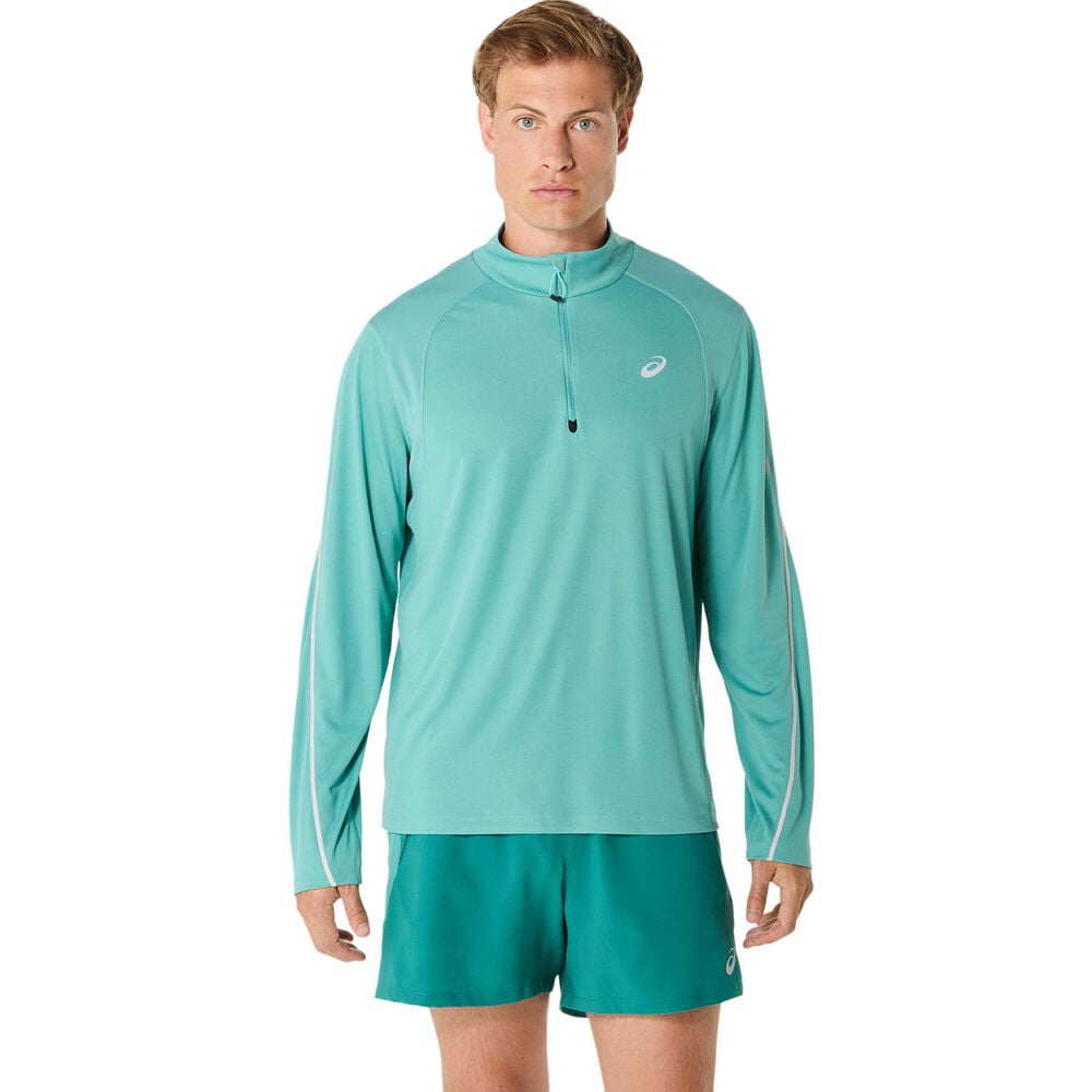 ASICS Road Lite-Show 1/2 Zip Hardloopshirt Heren-Turkoois