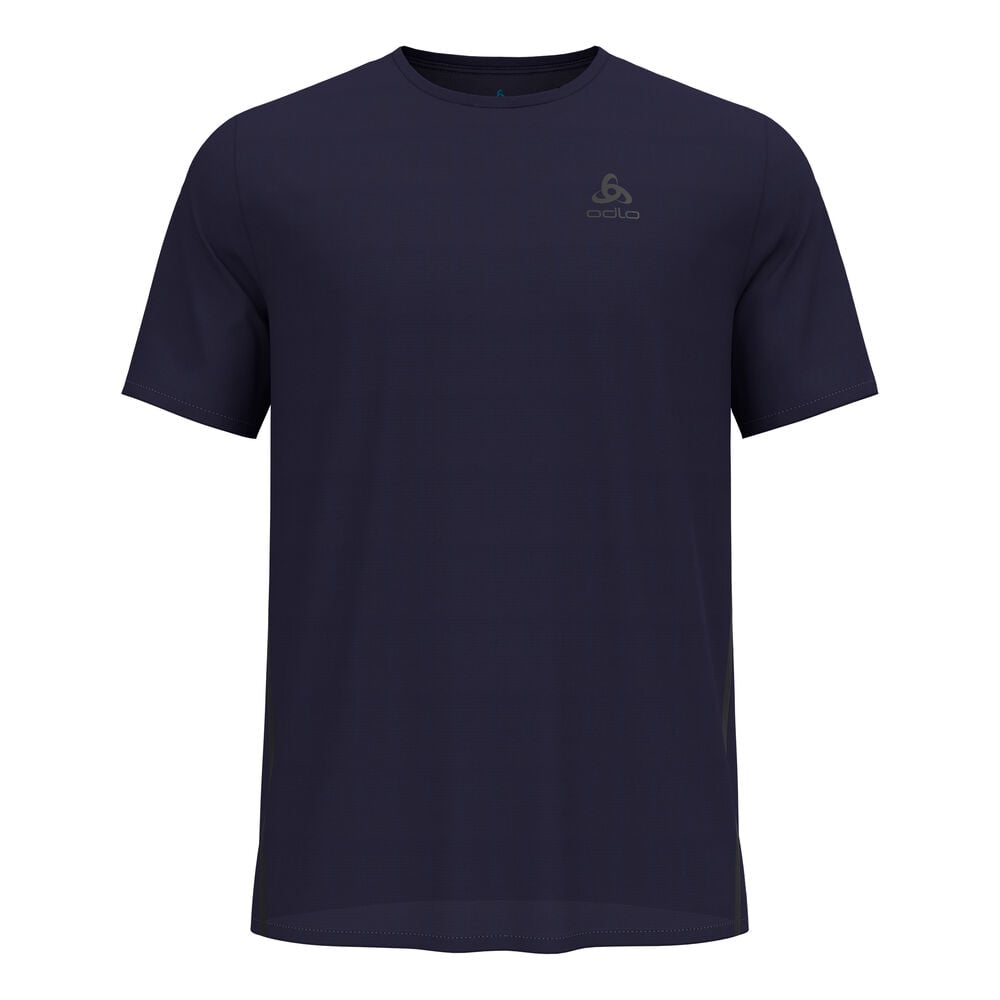 Odlo Zeroweight Chill-Tec Hardloopshirt Heren-Donkerblauw