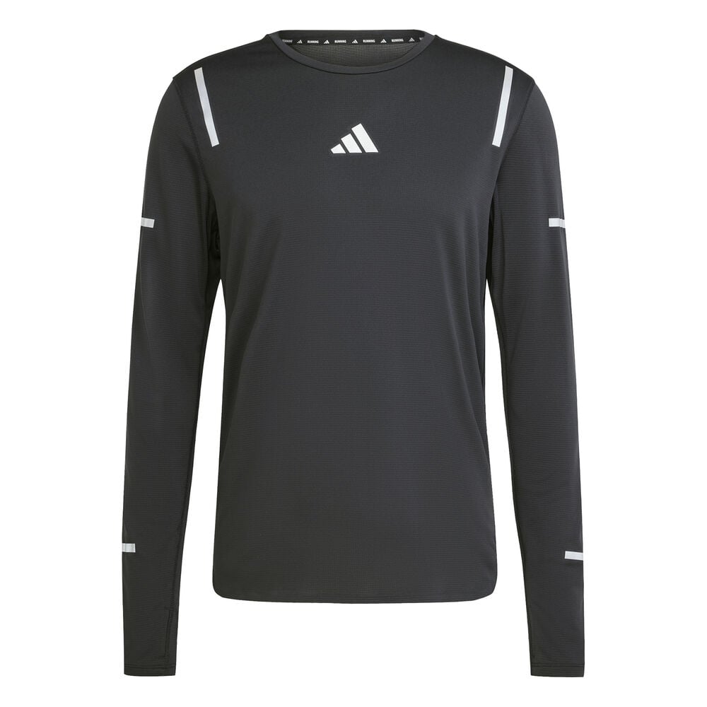 Adidas Ultimate High Visibility Hardloopshirt Heren-Zwart