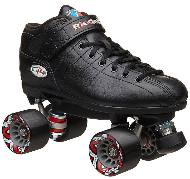 Riedell  R3 Black - Derby Rolschaatsen - 10