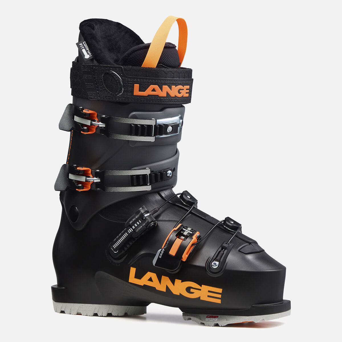 Lange Concept 10 UHV GW piste skischoenen zwart/oranje heren, 26.5