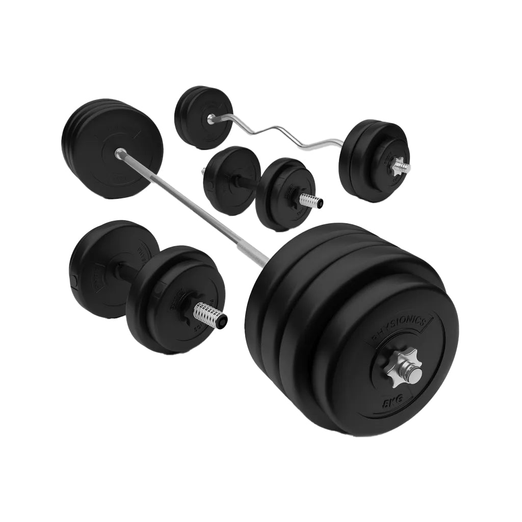 Gorilla Sports Physionics Halterset 125 kg