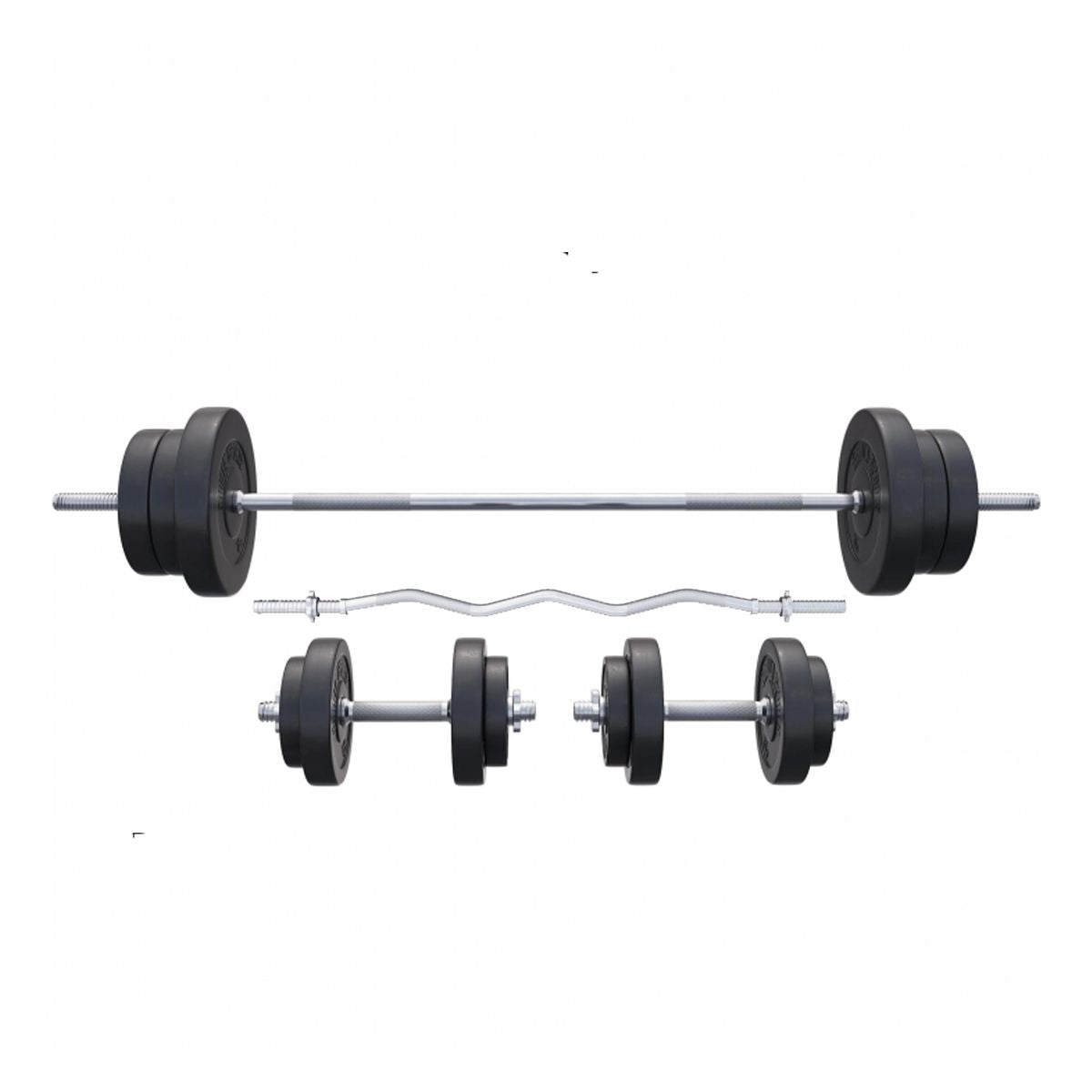 Gorilla Sports 80 kg Halterset Kunststof