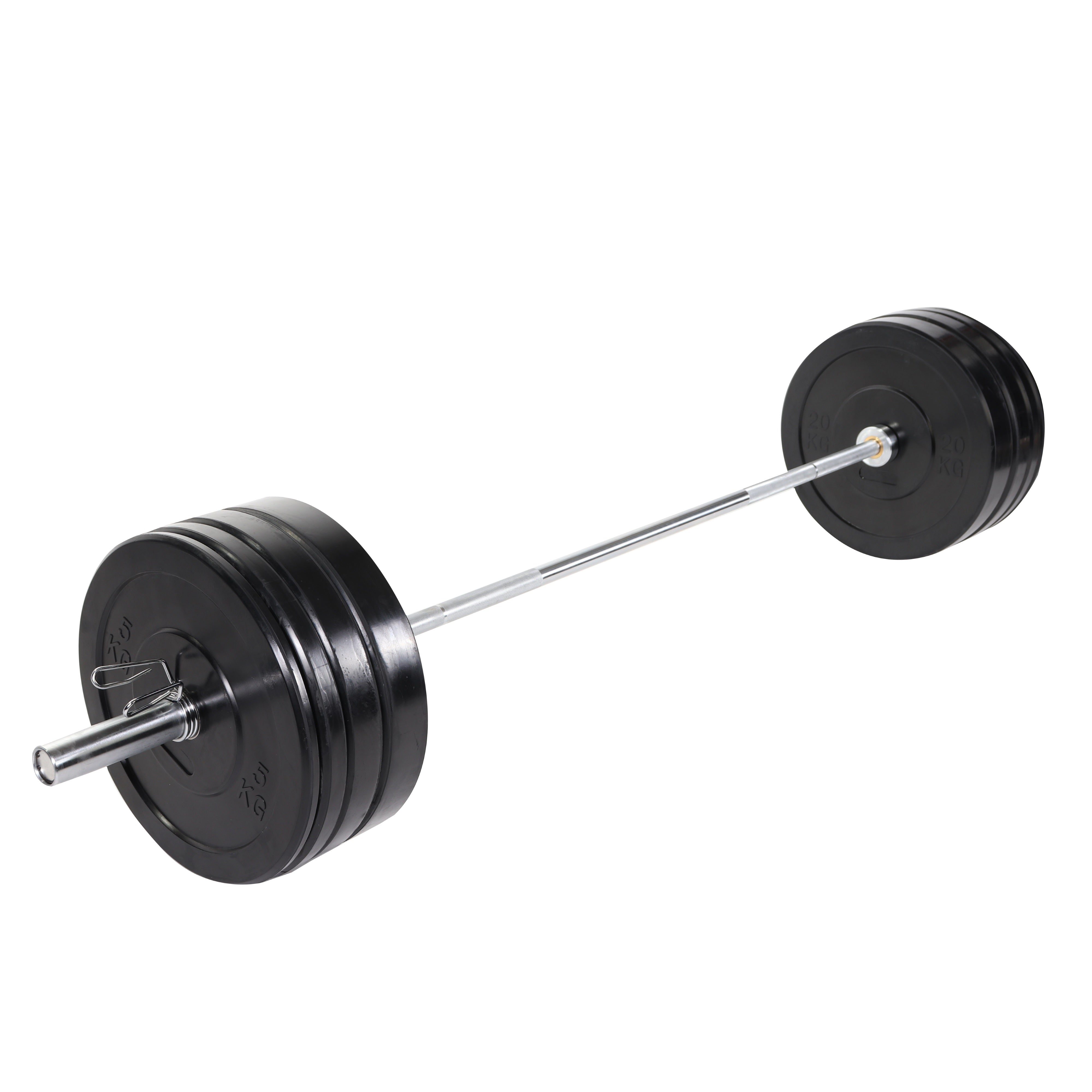 Gorilla Sports Olymische halterset 140 kg Bumer plates - 50 mm