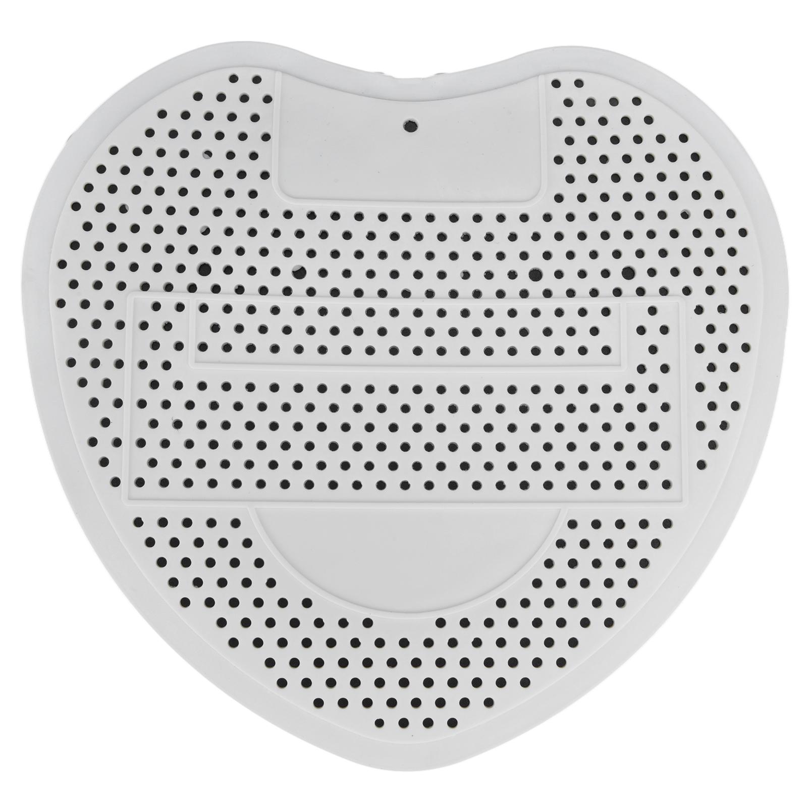 Koogeelife Urinoirscherm Anti-verstopping Duurzaam Spatwaterdicht Urinoir Deodorizer voor Badkamer Kantoor wit