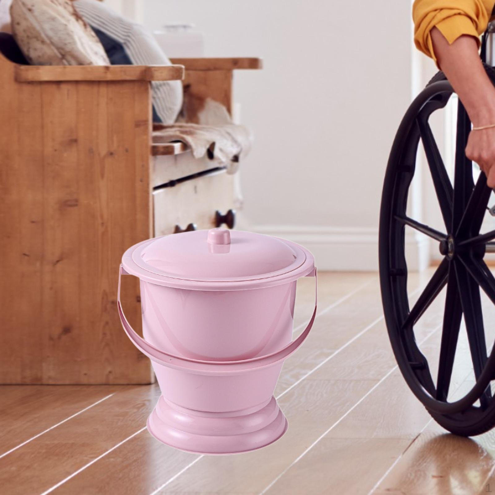 Moonice Commode Pot met Deksel, Reisurinaal voor Kinderen en Volwassenen