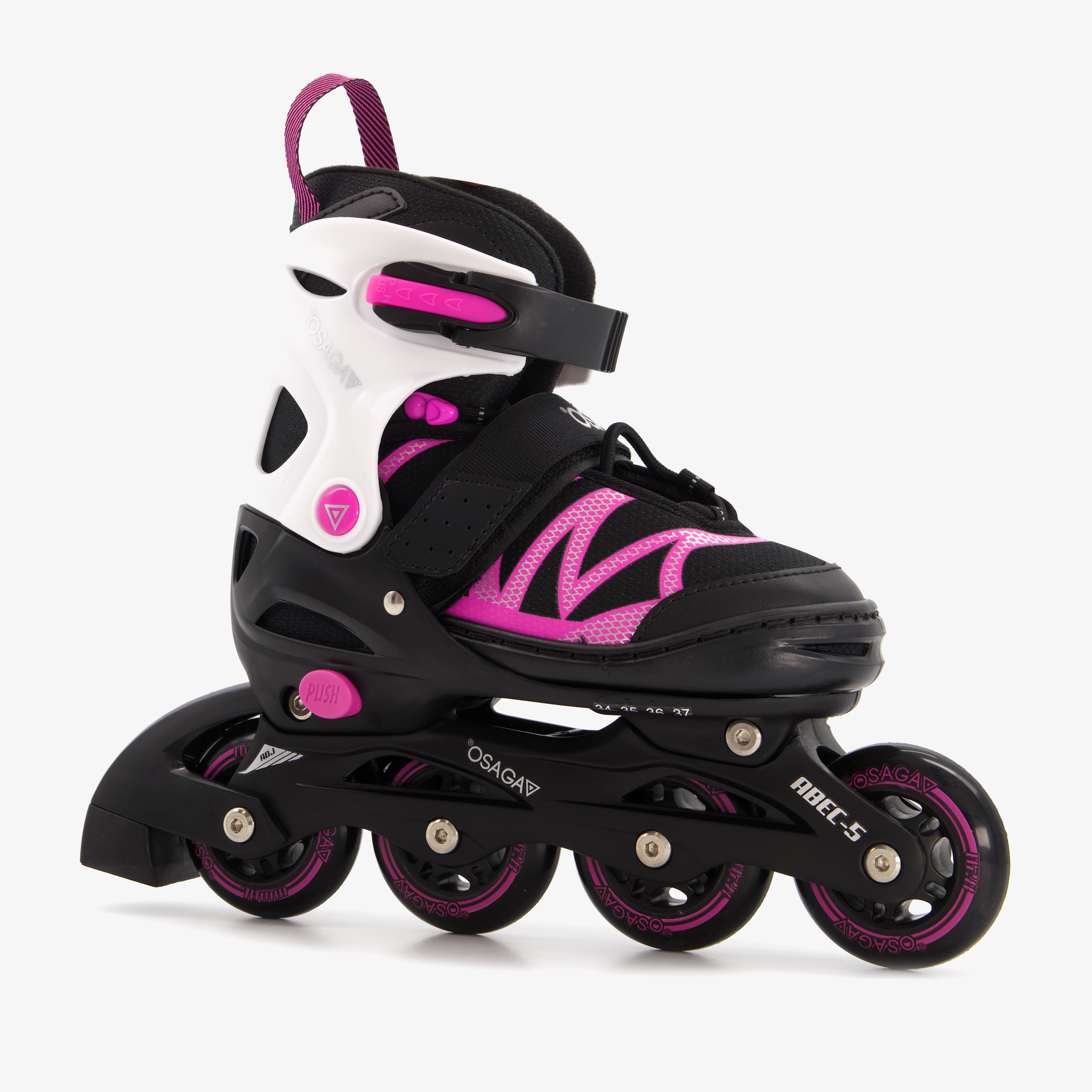 Osaga verstelbare semi-softboot skeelers roze