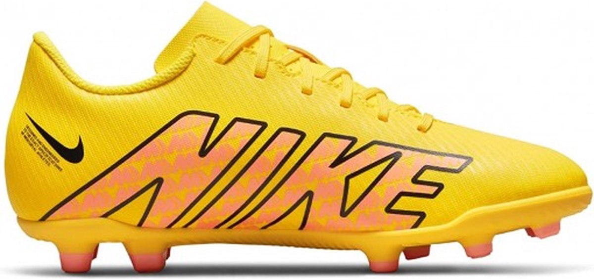 Nike  maat 38.5 - Vapor 15 kinder voetbalschoenen FG - Geel