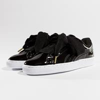 Puma Sneaker "Basket Heart Patent", schwarz