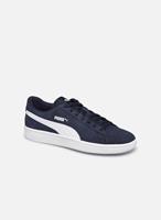 Puma Smash V2 SD Jr sneakers donkerblauw/wit