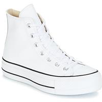 allstar Chuck Taylor All Star Lift Leather High Top White, Black